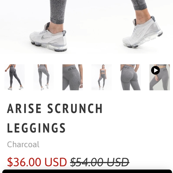 2 pairs NEW ECHT Arise Leggings - Picture 4 of 5